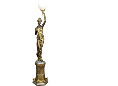 XXL Ontwerp Staande Lamp Staande Lamp Sculptuur Figuur Figuren Beeld 227cm