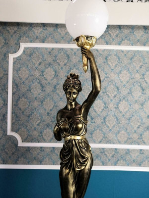 Ontwerper XXL Grote Standbeeld Lamp Staande Lamp Staande Lamp Lamp 227cm