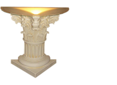Kolom Verlichte Decoratie Kolommen Sculpturen Lamp Lamp Figuren Sculptuur nieuw