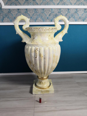 Ontwerp Vaas Vazen XXL Figuur Standbeeld Sculptuur Sculpturen Decoratie 97cm Standbeelden