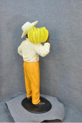 Cubaanse boer sculptuur figuur beeldhouwwerken zwart decoratie standbeeld figuren