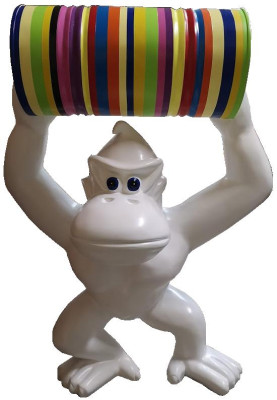 Gorilla Abstracte Figuur Standbeeld Moderne Figuren Standbeelden Sculpturen Decoratie Tuin