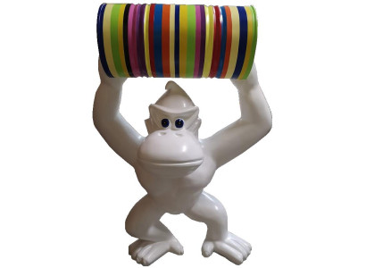 Gorilla Abstracte Figuur Standbeeld Moderne Figuren Standbeelden Sculpturen Decoratie Tuin