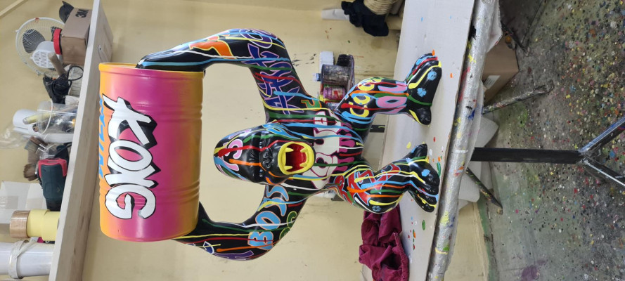 Figuren standbeelden decoratie decoratie Gorilla tuin Nieuw ontwerper figuur beeld moderne
