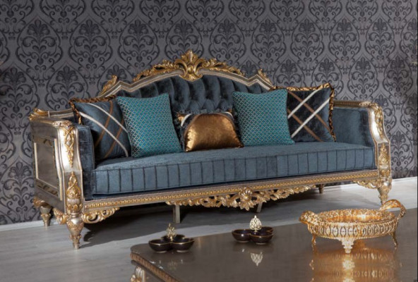 Ontwerper 3-zits bank in klassieke stijl voor de woonkamer