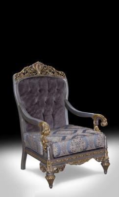 Sofa Chesterfield Set Paarse salontafel Designer groep 3-delig Woonkamer