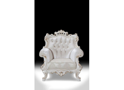 Chesterfield Design Fauteuil Bekleding Luxe Stoffen Bankstellen 1-zits Koninklijk