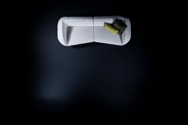 Ontwerper Grijze bankstel Woonkamer Modern Vierzitter Nieuw