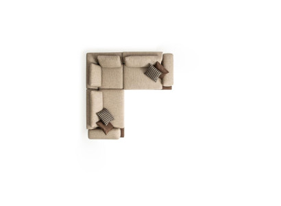 Moderne hoekbank L-vorm woonkamermeubels hoekbank bankstellen textiel meubels nieuw