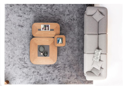 Modern grijs vijfzitsbank woonkamer meubels gestoffeerde bank stijl meubels