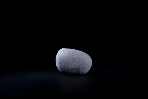 Grijze woonkamer gestoffeerde bank Moderne textielbanken Luxe meubels Bank