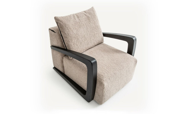 Fauteuil Bekleding 1-zits Designer Textiel Woonkamer Stijl Modern Nieuw