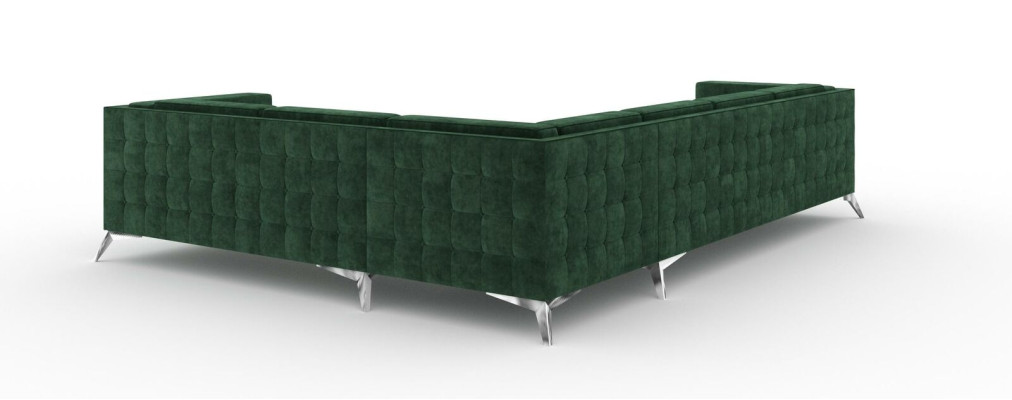 Stof L-vorm bank woonlandschap hoekbank set design modern bank modern nieuw