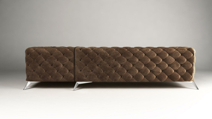 Velours Chesterfield hoekbank bankstel bankstel bank woonlandschap