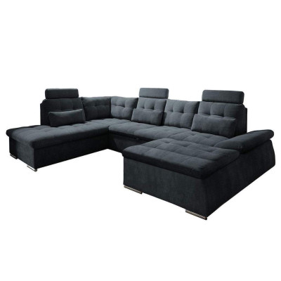 Hoekbank U-vorm Bank Woonlandschap Set Bekleding Bedfunctie Slaapbank