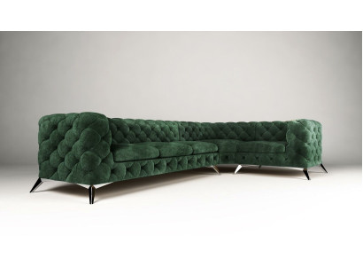 Chesterfield Design hoekbank bank bankontwerp bank kussens hoekbank