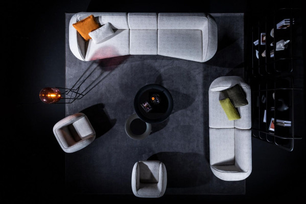 Zitgroep Woonkamerset Vijfzits Fauteuil Vierzits gestoffeerde banken Bankstel