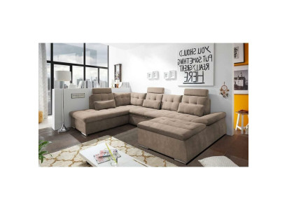 Bedfunctie hoekbank U-vorm bank bank ontwerp bank bekleding textiel modern