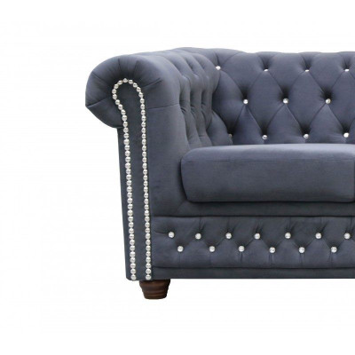Chesterfield leren bank bank bankstel 3+1 slaapbank met slaapfunctie