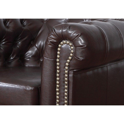 Chesterfield leren bankstel bank bank bank bank bank zitbank bankstel nieuw