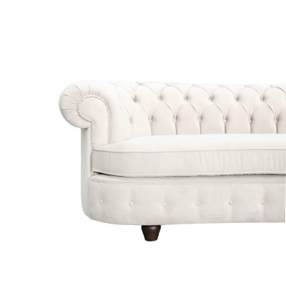 Chesterfield 3-zits designer gestoffeerde bank bank banken banken textiel stof Nieuw