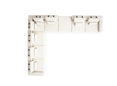 Hoekbank L-vorm Luxe bankbank Woonkamerbanken Hoekbank Gestoffeerde bank