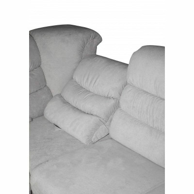 Slaapbank Uitschuifbare Bank Stof Hoekbank Bekleding Hoek Textiel Bankstellen Verso