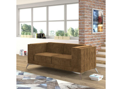 Chesterfield Gestoffeerde Bank Stoffen Bank Bank Bankstel Tweezitsbank 2-zits