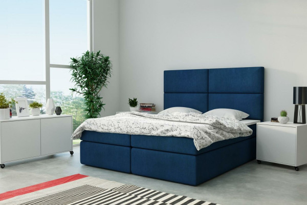 Bed met bekleding Design bed Slaapkamer Textiel Lederen bekleding Hotelbedden Boxspring