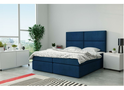 Bed met bekleding Design bed Slaapkamer Textiel Lederen bekleding Hotelbedden Boxspring