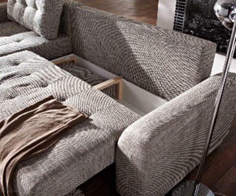 Sofa L-vorm leren bank bankstel ontwerpen modern hoekbank