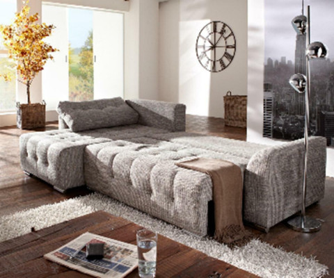 Sofa L-vorm leren bank bankstel ontwerpen modern hoekbank