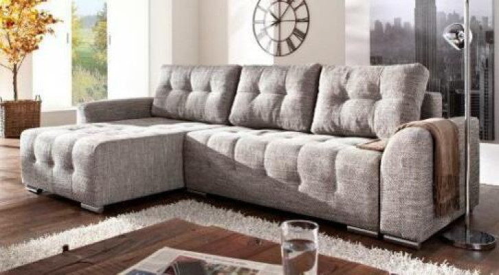 Sofa L-vorm leren bank bankstel ontwerpen modern hoekbank