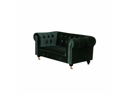 Chesterfield 2-zits klassieke luxe decoratieve rococo barok sofa textiel