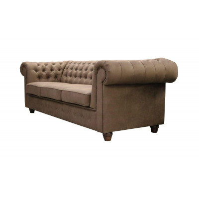 Chesterfield design luxe gestoffeerde zitbank xxl grote 3-zitsbank banken meteen