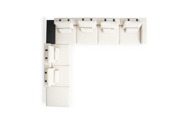 Loungeset woonkamer Beige gestoffeerde bankstel Set Nieuw