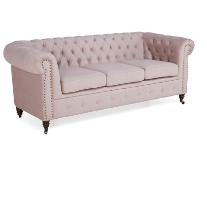 Klassieke Chesterfield meubels 3-zits bank Stoffen bank Stijlvol ontwerp Nieuw.
