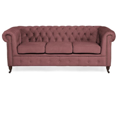 Klassiek meubilair Chesterfield 3-zitsbank Stoffen bank Luxe design Nieuw