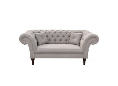 Chesterfield 2-zits bank gestoffeerde bank design club lounge 2-zits bankstel