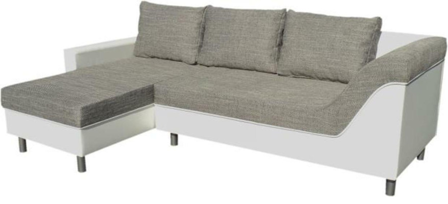 Sofa L-vorm leren bank woonlandschap set design modern bankstel