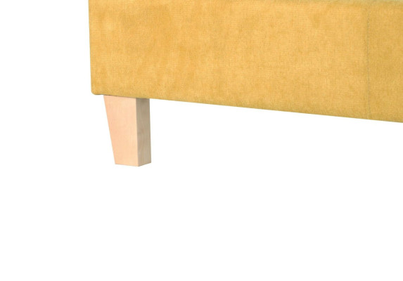 Tweepersoonsbed Bed Bedden Bekleding Slaapkamer Bedlade Huwelijk Geel Textiel Stof