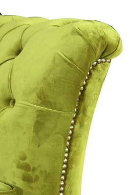 Chesterfield Fauteuil Bankbekleding 1-zits Velours Design Banken Decoratiebanken