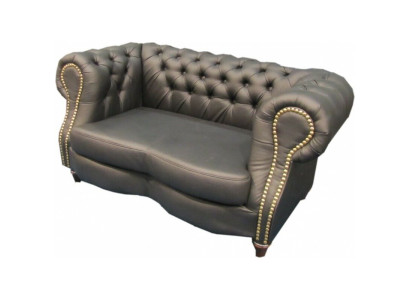 Chesterfield Lincoln 2-zits bank gevoerde banken banken ontwerpen bank club leer