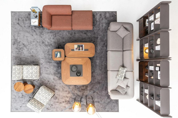 Grote bankstel woonkamer bank vijfzits woonlandschap fauteuil 5-delig