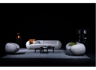 Sofaset Driepersoons fauteuil Moderne woonkamermeubels Gestoffeerde bankstel