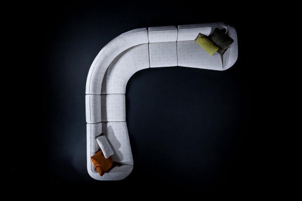 Woonkamer hoekbank luxe L-vorm bank moderne zithoek loungeset