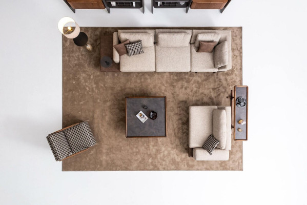 Sofaset Ontwerp Modern Luxury Woonkamer Stoffen Bankstel