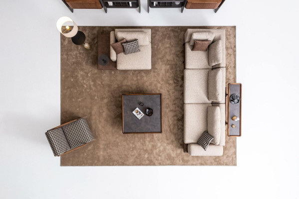Bankstel Woonlandschap Hoekbank Set Stoffering Stoffen Bankstellen Textiel Sofas
