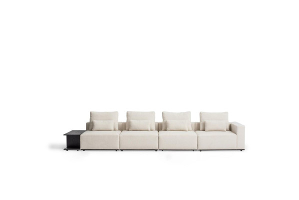Witte vijfzits woonkamerbank van textielmeubels Moderne banken Design