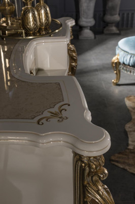 Slaapkamer set Beige Commode Elegant Spiegel Modern Luxe Design Nieuw 2-delig.